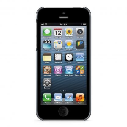 Belkin shield Pixel - поликарбонатов кейс за iPhone 5 (тъмен) 3