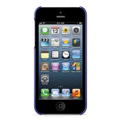 Belkin Shield Stripe - поликарбонатов кейс за iPhone 5 (тъмен) 4