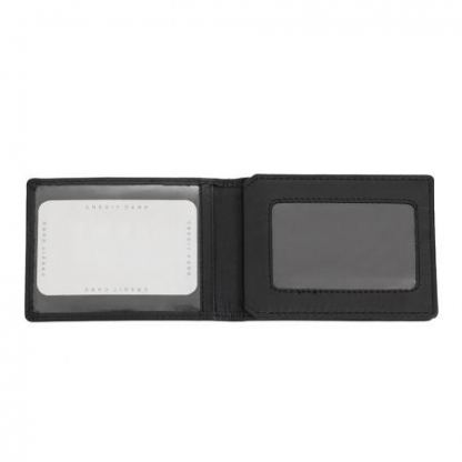 Сет от ключодържател и калъф Естествена кожа за документи с лого KIA 3