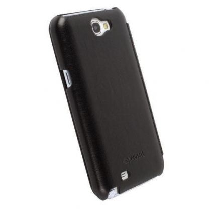 Krusell Donso FlipCover - хоризонтален кожен калъф с капак за Samsung Galaxy Note 2 N7100 (черен) 2