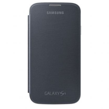 Samsung Flip Cover - оригинален кожен калъф за Samsung Galaxy S4 i9500 (тъмносин) 2