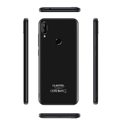 OUKITEL C16, 5,71"  безрамков дисплей, 4-ядрен 64Bit смартфон, двойна камера, 2GB RAM с 2 сим карти (черен) 4