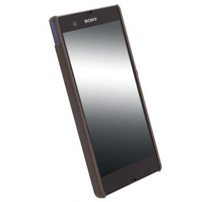 Krusell FrostCover - поликарбонатов кейс за Sony Xperia Z (черен-прозрачен) 2