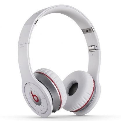  Beats by Dre Wireless Over Ear - DJ-ски слушалки с микрофон и управление на звука за iPhone, iPod и iPad (бял)