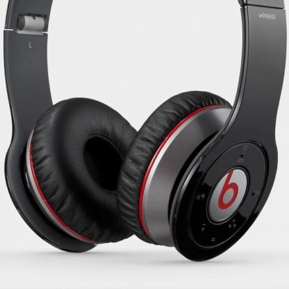 Beats by Dre Wireless Over Ear - DJ-ски слушалки с микрофон и управление на звука за iPhone, iPod и iPad (черен) 2