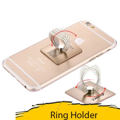 Комплект: Magnetic Car + Ring Holder- универсална магнитна поставка за радиатора на кола за смартфони + Държач за телефон  2