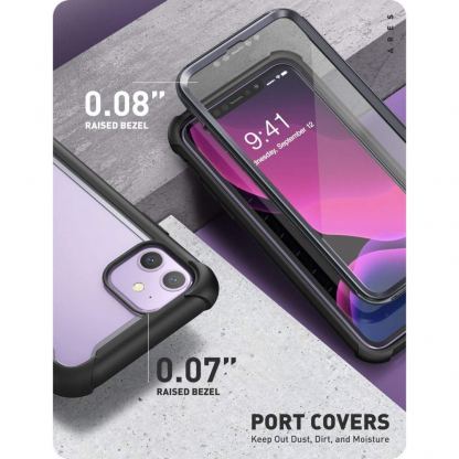 SUPCASE Ares - 360 градуса изключителна защита за iPhone 11 (прозрачен) 5