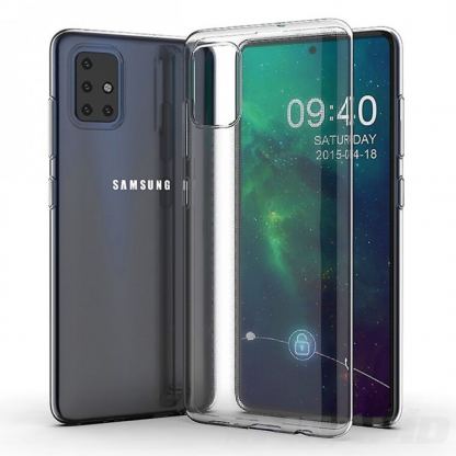 Slim Case - тънък силиконов калъф (0.5 mm) за Samsung Galaxy S22 Ultra (прозрачен) 3