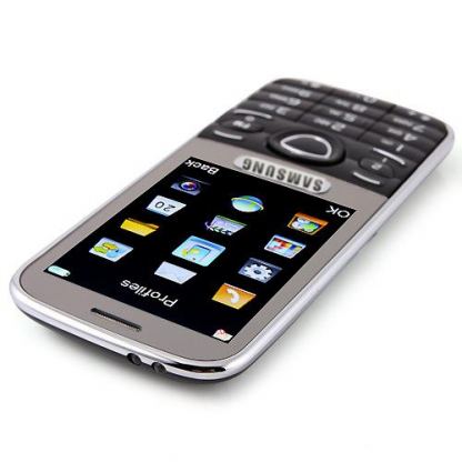 Samsung W2013, мобилен телефон, с две сим карти (черен) 6