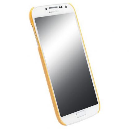 Krusell FrostCover - поликарбонатов кейс за Samsung Galaxy S4 i9500 (жълт-прозрачен) 2