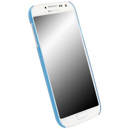 Krusell FrostCover - поликарбонатов кейс за Samsung Galaxy S4 i9500 (син-прозрачен) 2