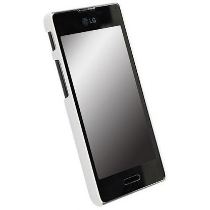Krusell ColorCover - поликарбонатов кейс за LG Optimus L5 II E460 (бял) 2