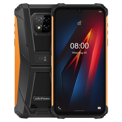 Ulefone Armor 8, Удароустойчив, 6.1 инча, 8-ядрен 4GB RAM, 5580 mAh батерия, тройна камера  16Mp с 2 сим карти (черен) 2