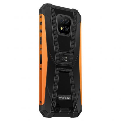 Ulefone Armor 8, Удароустойчив, 6.1 инча, 8-ядрен 4GB RAM, 5580 mAh батерия, тройна камера  16Mp с 2 сим карти (черен) 4