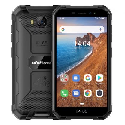 Ulefone Armor X6, Удароустойчив, 5.инча 2GB RAM, 4000 mAh батерия, двойна камера 4-ядрен с 2 сим карти (черен) 2
