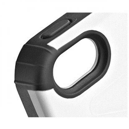 Trendy8 Crashcase Series Faceplate - хибриден кейс за iPhone 5 (черен-бял) 2