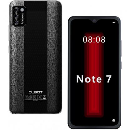 Cubot Note 7, 5.5" безрамков дисплей, 4-ядрa 64Bit смартфон, 13MP двойна камера, 2GB RAM с 2 сим карти (черен) 2