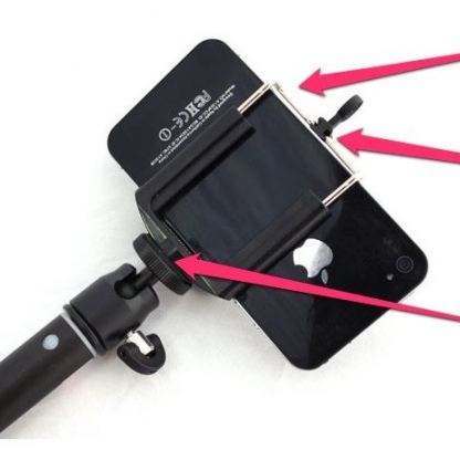 iStabilizer Monopod - ръчен стабилизатор с удължение (1 метър) за снимки и видео за iPhone, GoPRoмобилни телефони 2