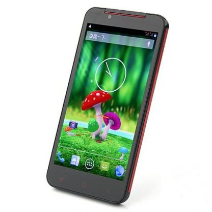 HTC Butterfly 5" екран, четири-ядрен 1.2Ghz  Andrоid 4.1, телефон, с две сим карти, реплика 3