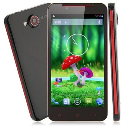 HTC Butterfly 5" екран, четири-ядрен 1.2Ghz  Andrоid 4.1, телефон, с две сим карти, реплика 2
