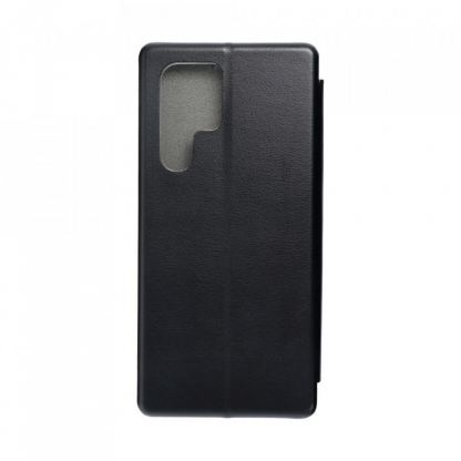 Flip Elegance Case - кожен калъф за Samsung Galaxy S22 Ultra (черен) 3