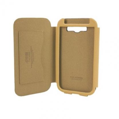 Kalaideng Folio Case Charming 2 - кожен калъф и поставка за Samsung Galaxy Grand (черен) 3