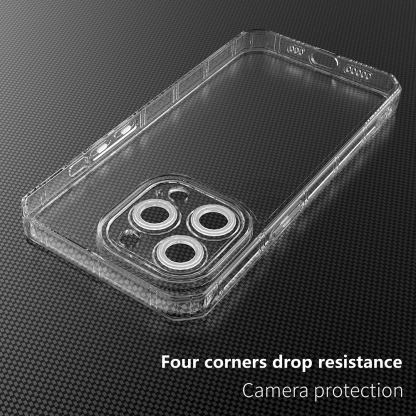 sArmor Antishock - Protective Case - силиконов (TPU) калъф за iPhone 14 Pro Max (прозрачен) 10