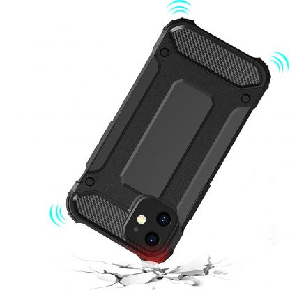 sArmor Carbon - силиконов (TPU) калъф за iPhone 15 Pro Max (черен) 4