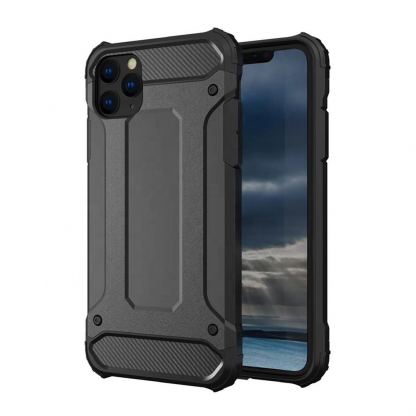sArmor Carbon - силиконов (TPU) калъф за iPhone 15 (черен)