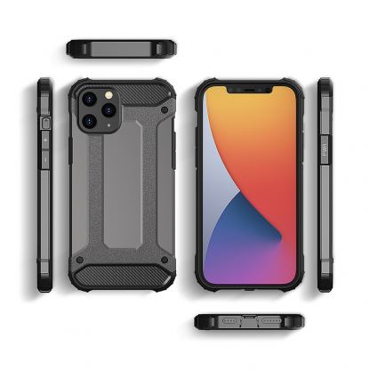 sArmor Carbon - силиконов (TPU) калъф за iPhone 15 Pro Max (черен) 7
