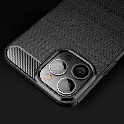 sCarbon - TPU Case - силиконов (TPU) кейс за iPhone 14 Pro Max (черен) 7