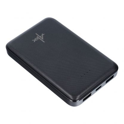 AbX Power Bank 5000 mAh 10W - малка преносима външна батерия с USB-C вход (черен) 2