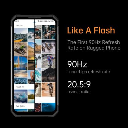 Oukitel WP OctaCore 17, Удароустойчив, 6.78 инча, 8-ядрен, 8GB RAM, 8300 mAh батерия, 64MP тройна камера с 2 сим карти (черен) 5