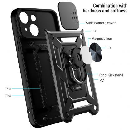 CamShield Armor Case - Удароустойчив кейс за Samsung Galaxy S23 Plus (черен)