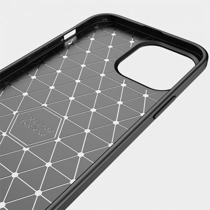 sCarbon - TPU Case - силиконов (TPU) кейс за iPhone 15 Plus (черен) 3
