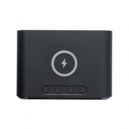 SZ-1 Wireless Charger 3в1- безжиченo зарядно, часовник и термометър (черен) 5