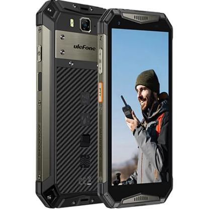 Ulefone Armor Power 20WT, Удароустойчив с РАДИОСТАНЦИЯ (12GB+8GB)+256GB, Камера 50MP, Батерия 10850mAh, с 2 сим карти (черен)