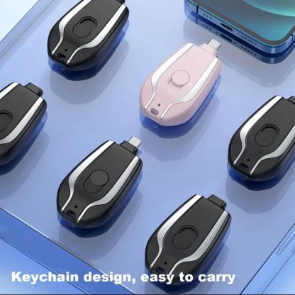 Mini Pocket Powerbank With USB-C Connector 1500mAh  - ключодържател външна батерия с USB-C конектор (черен) 6