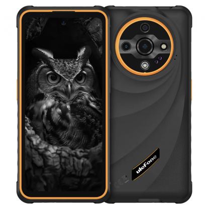 Ulefone Armor X31, 6.56 Екран, 4G, Удароустойчив (6GB+6GB) + 128,  48MP Камера + Нощно виждане, Батерия 6050mAh (черен-orange) 2