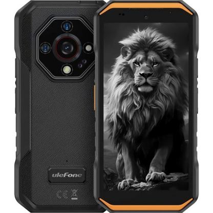 Ulefone Armor X32, 4G, 5.65 Екран, Удароустойчив (6GB+6GB) + 128GB,  48MP Камера + Нощно виждане, Батерия 5500mAh (черен-orange) 2