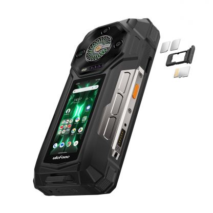 Ulefone Armor 33 Pro, 5G, Удароустойчив (16GB+16GB) + 512GB, 64MP Камера + Нощно виждане, Батерия 25500mAh (черен) 4