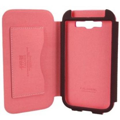 Kalaideng Folio Case Charming 2 - кожен калъф и поставка за Samsung Galaxy Grand (розов) 2