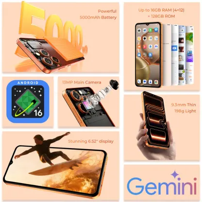 Oukitel C17 | 6.52 инча | 32GB/3GB | 5000mAh 2