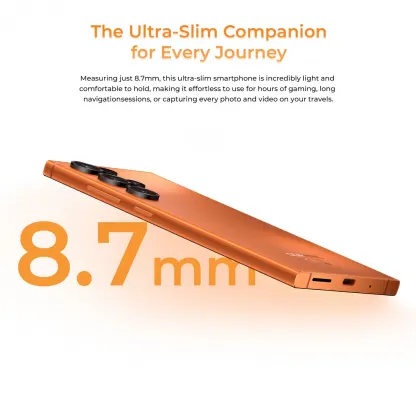 Oukitel C67 6.73 инча, Тънък 8мм, 128GB/4GB, 5000mAh (Orange) 3