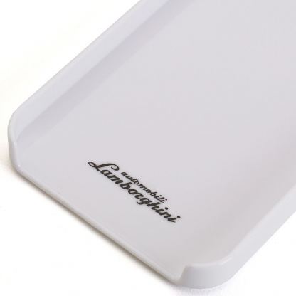 Lamborghini Slick Case - луксозен поликарбонатов кейс за iPhone 5 (бял) 3