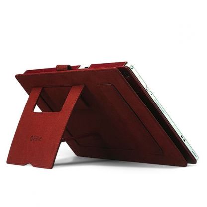 Zenus Mastige Neo Classic Diary - кожен калъф с поставка, естествена кожа за Sony Xperia Tablet Z (червен 5