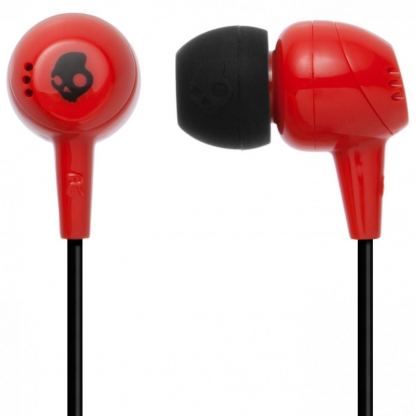 Skullcandy JIB - слушалки за iPhone и мобилни телефони (червен)
