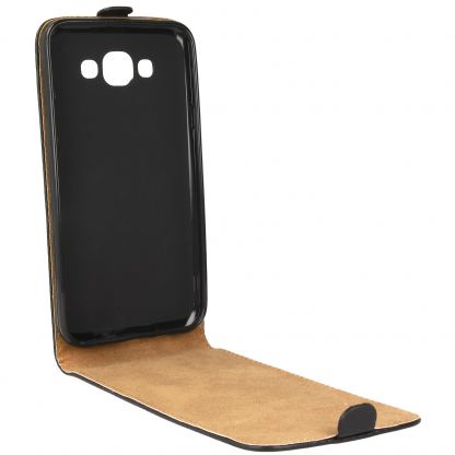 Flip вертикален кожен калъф за Sony Xperia Z5 Compact (черен) 2