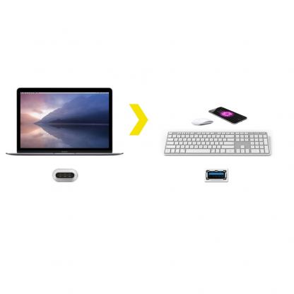 Kanex USB-C to USB Adapter - USB адаптер за MacBook 12 и компютри с USB-C порт 2