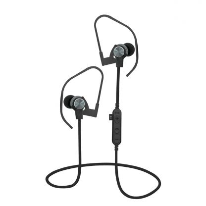 Platinet In-Ear Bluetooth 4.2 + MicroSD Earphones PM1062 - безжични спортни блутут слушалки за мобилни устройства (сив) 3